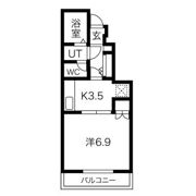 カプラン飾磨Ⅲの間取り画像