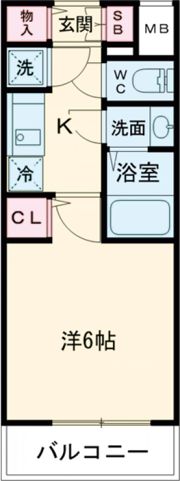 レジュールアッシュ神戸ハーバーランドの間取り画像