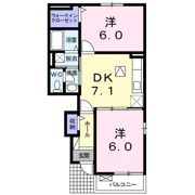 シャイン ウェーブ Aの間取り画像