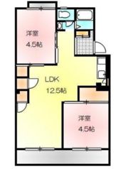 フラワーハイツの間取り画像