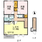 ビーハウス有田 Aの間取り画像