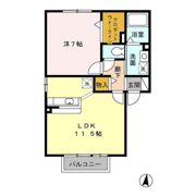 アーバンコート Aの間取り画像