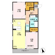 フラッツ酒井根 Ⅰ号棟の間取り画像
