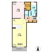 メゾンあきの間取り画像