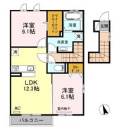 ロザージュシャトレの間取り画像