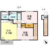 リバーハイツ東堀の間取り画像