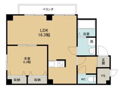 ラビオン所沢の間取り画像