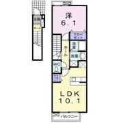 メゾン・ドゥ・ソレイユ Aの間取り画像