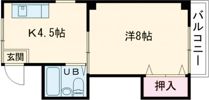 河庄マンションの間取り画像