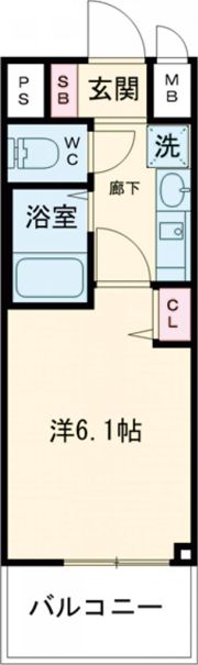 エステムコート神戸西Ⅱの間取り画像
