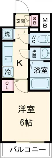 レジュールアッシュ神戸ハーバーランドの間取り画像