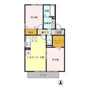 カームリー Ⅰ/Ⅱの間取り画像