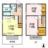 ヴィレッジコート ABの間取り画像