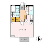 アイリス蟹江の間取り画像