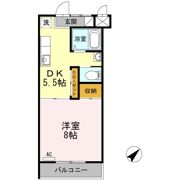クレール静の間取り画像