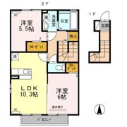 エクレール ソシアⅢの間取り画像