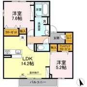 エクセル東合川Ⅲの間取り画像