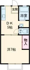 パナハイツ・Aの間取り画像