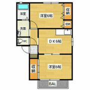 橋本住宅A棟の間取り画像