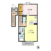 リベルテ Bの間取り画像