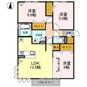 フェリオ Ⅱの間取り画像