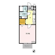 メルベーユ Aの間取り画像