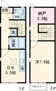 リースランドIP Gの間取り画像