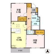 ロイヤルアドバンス Bの間取り画像