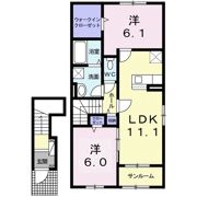 オリエンタル レジデンスⅣの間取り画像