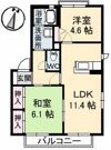 バリュージュK B棟の間取り画像