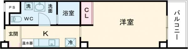 ミワパラディ荒本西の間取り画像