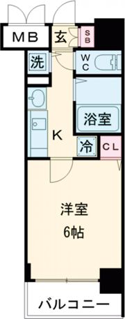 プレサンス三ノ宮駅前プライムタイムの間取り画像