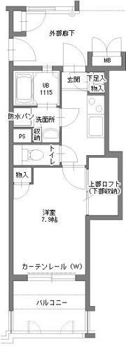 アクタス博多Vタワーの間取り画像