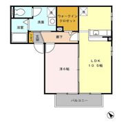 クレセントガーデン Cの間取り画像