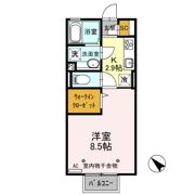 D-room思川オランジュ Bの間取り画像