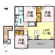 シティパル櫻の間取り画像