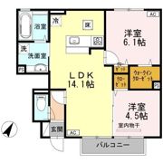 アドラブールE・F棟 E棟の間取り画像