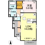 ベルデⅡの間取り画像