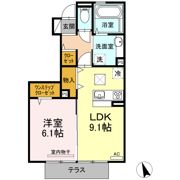 カルミア B棟の間取り画像