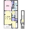 ラウレア 貝塚の間取り画像