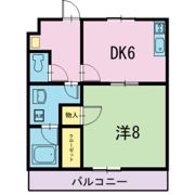 メルベーユ篭上Ⅰの間取り画像