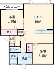 ル・レーヴの間取り画像