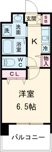 レジディア船橋Ⅱの間取り画像