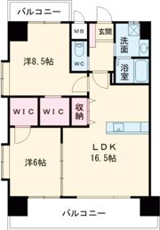 アクシオ北九州の間取り画像