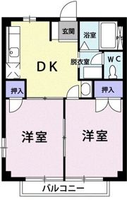 リヒトハイツゆめみ野1の間取り画像