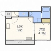 ぴりか北大前の間取り画像