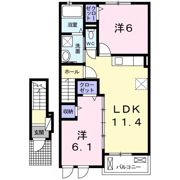ガーデンプレイスAの間取り画像