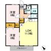 グレシアスコート Aの間取り画像