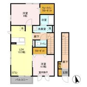 ボヌール新松戸 A棟の間取り画像