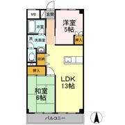 第二富来ハイツの間取り画像